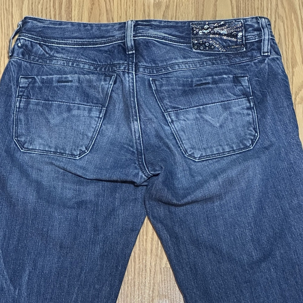 DIESEL Jeans Women's LOWKY 008B9 Low Rise Straight Distressed W24 L30 (32x31.5) - Picture 5 of 14